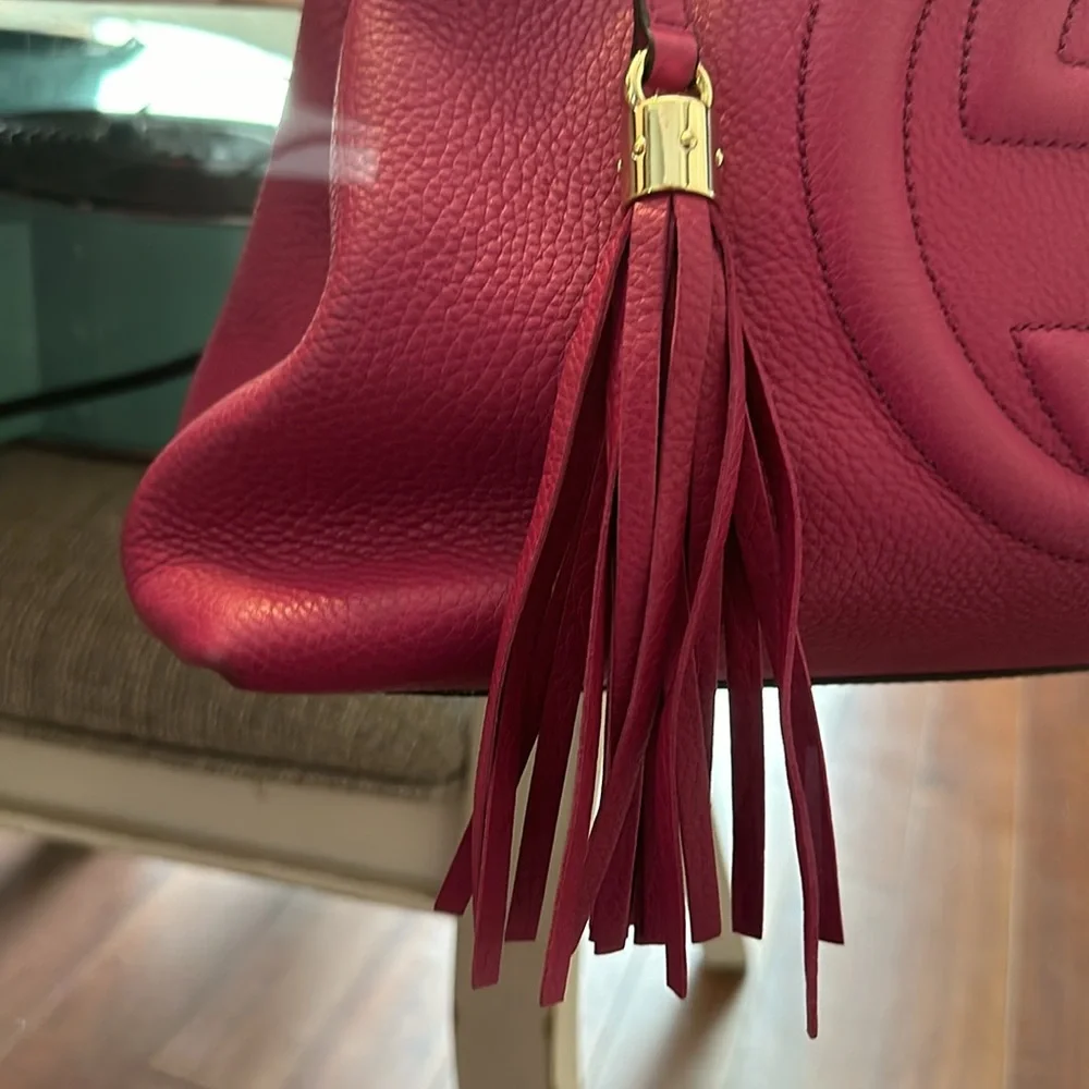 Gucci Chain Shoulder Soho Pink Bag - Picture 4 of 16
